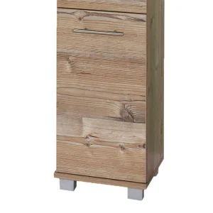 117 Cm Hoher Badchrank In Fichtefarben – Dilvonda 10