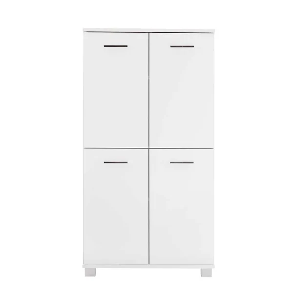 117 Cm Hohes Türen Highboard In Weiß – Enres 4
