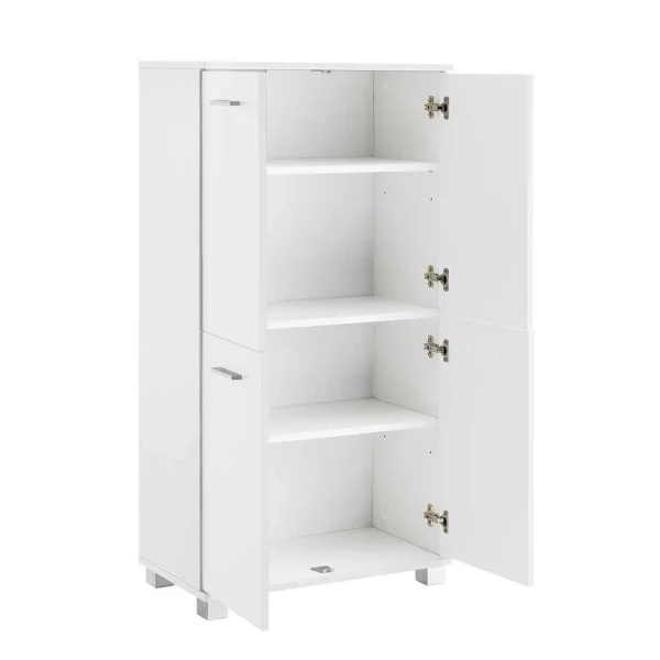 117 Cm Hohes Türen Highboard In Weiß – Enres 5