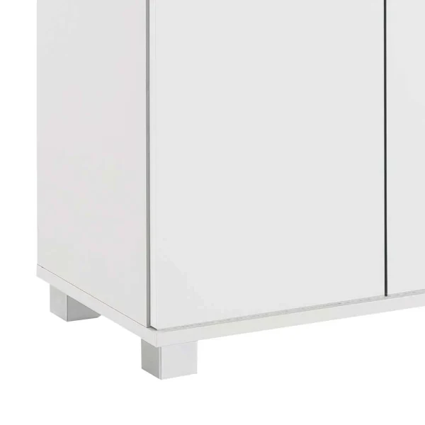117 Cm Hohes Türen Highboard In Weiß – Enres 6