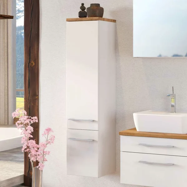 130 Cm Hoher Badschrank Für Wandmontage – Enwicos 3