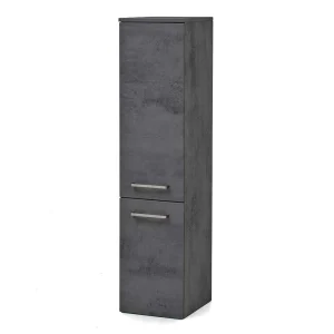 135 Cm Hoher Bad Midischrank In Dunklem Grau – Dastroz 12