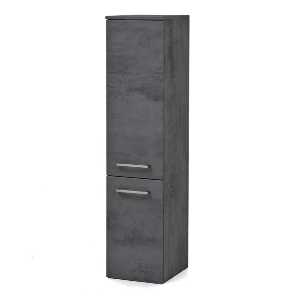 135 Cm Hoher Bad Midischrank In Dunklem Grau – Dastroz 4