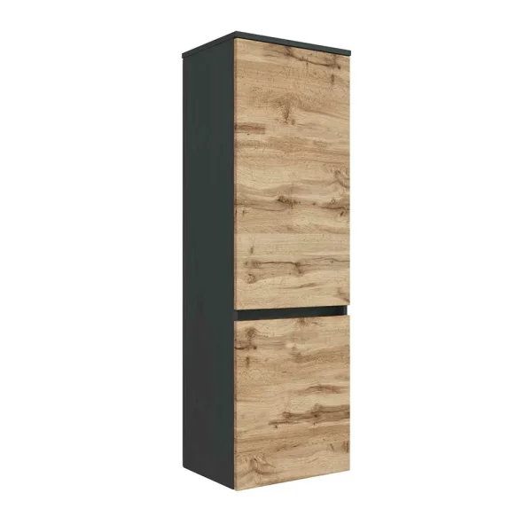 135 Cm Hoher Bad Schrank Mit Zwei Türen – Endely 1
