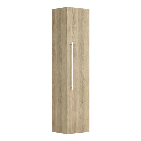 150x35x30 1-türiger Badschrank In Eiche Hell – Osdrav 1
