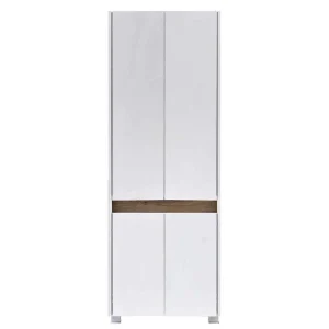 165cm Hoher 4-türiger Badschrank In Weiß – Etravia 8