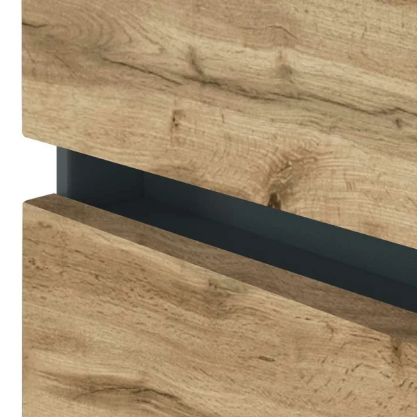 185x40x35 Bad Hochschrank In Dekor Wildeiche – Endely 6