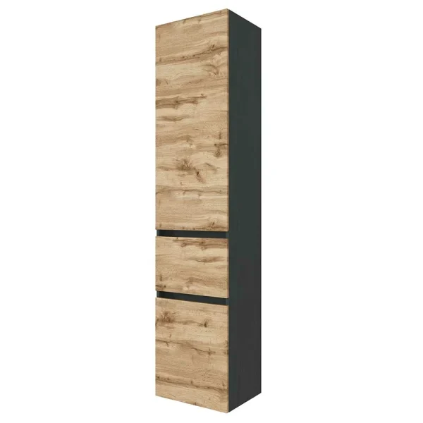 185x40x35 Bad Hochschrank In Dekor Wildeiche – Endely 1