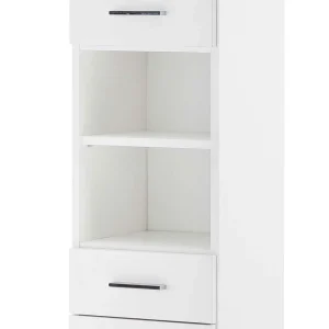 194 Cm Hoher Badschrank In Weiß – Enres 16