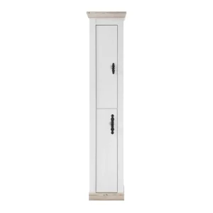 2-türiger Badezimmer Hochschrank Im Country Style – Doules 12