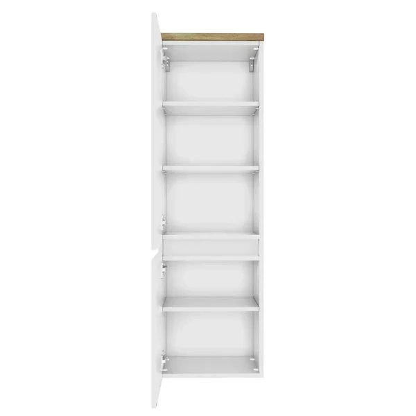 2-türiger Badezimmerschrank 40x130x35cm – Misbonas 4