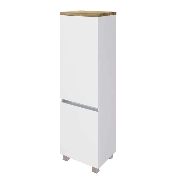 2-türiger Badezimmerschrank 40x130x35cm – Misbonas 1