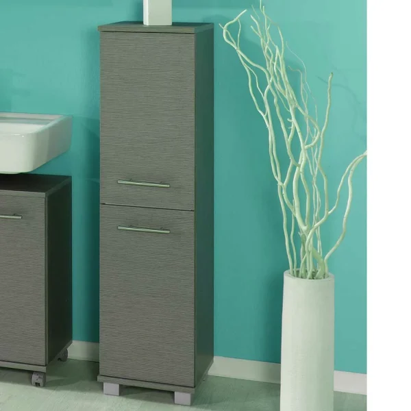 2-türiger Midischrank In Touchwood Grau – Invicalo 3