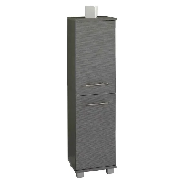 2-türiger Midischrank In Touchwood Grau – Invicalo 4