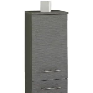 2-türiger Midischrank In Touchwood Grau – Invicalo 15