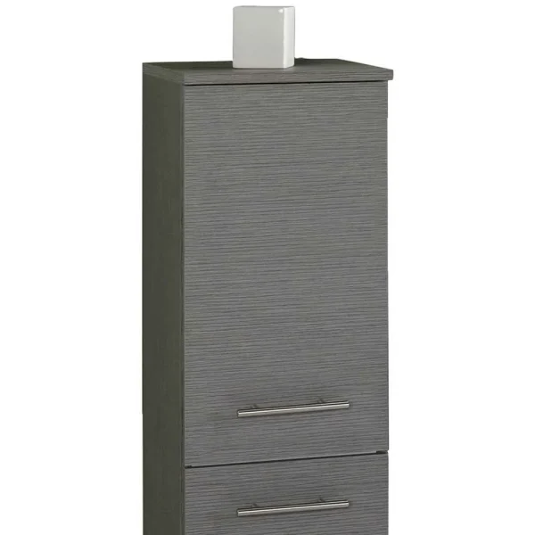 2-türiger Midischrank In Touchwood Grau – Invicalo 6