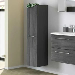 30x130x27 Bad Schrank In Grauem Eiche Dekor – Wirons 9
