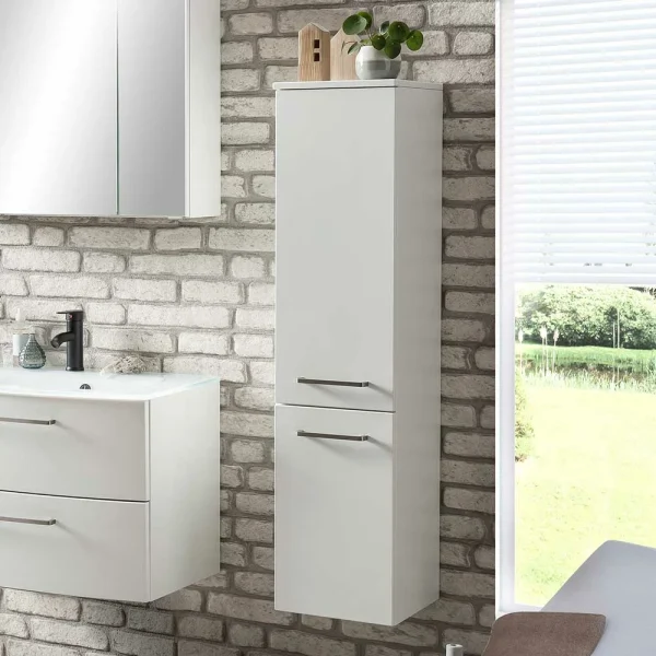 30x135x35 Bad Hochschrank Für Stand- & Wandmontage – Anjunica 3