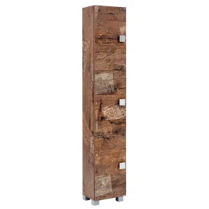 30x168x23 Badezimmer Hochschrank 3-türig – Arolina 10