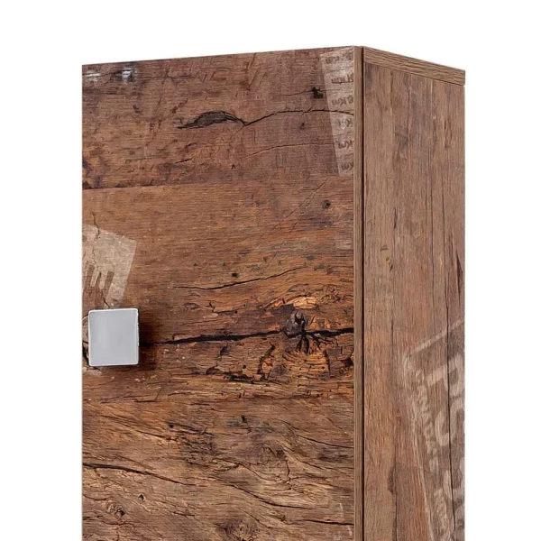 30x168x23 Badezimmer Hochschrank 3-türig – Arolina 6