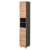 30x180x35 Bad Hochschrank Mit Wildeiche Front – Ishes 20