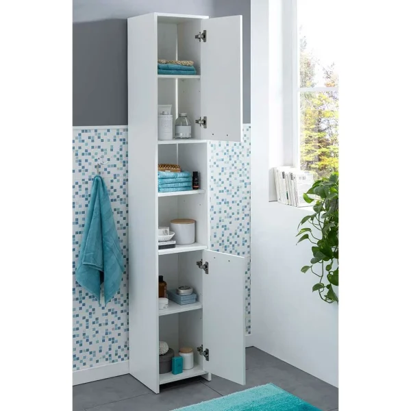 31cm Schmaler Hochschrank Fürs Badezimmer – Samona 6