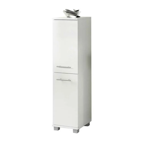 31×117 Cm Badezimmer Schrank Mit 2 Türen – Amassa 1