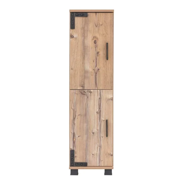 31x117x33 Badschrank In Fichte Grau Dekor – Dadros I 3