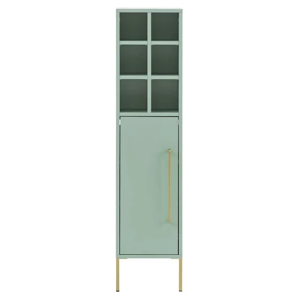 31x131x22 Badschrank In Mintgrün & Gold – Aparcian 3