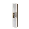 33x185x32 Bad Hochschrank Mit Beleuchtung LED – Manesia 17