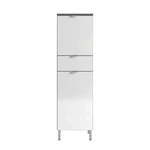 34x120x34 Hochglanz Badschrank In Weiß – Otrus 12