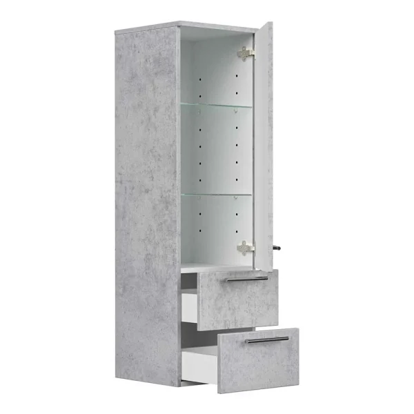 36x120x36 Hängender Badschrank In Betonoptik – Dejonca 4