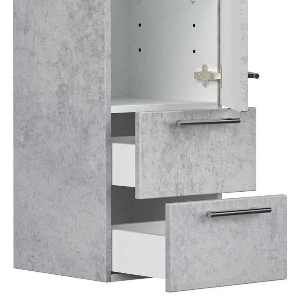 36x120x36 Hängender Badschrank In Betonoptik – Dejonca 5