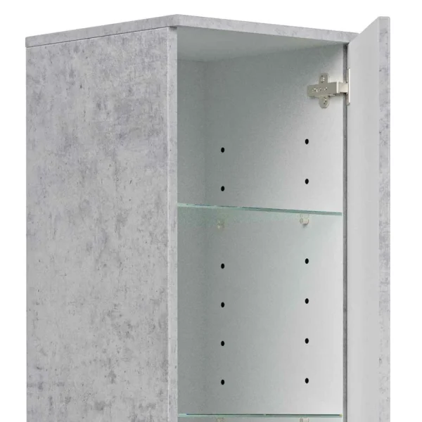 36x120x36 Hängender Badschrank In Betonoptik – Dejonca 6