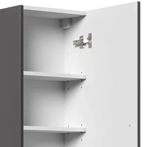 36x151x20 1-türiger Badschrank In Anthrazit – Athina 13
