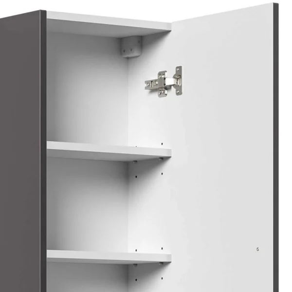 36x151x20 1-türiger Badschrank In Anthrazit – Athina 5