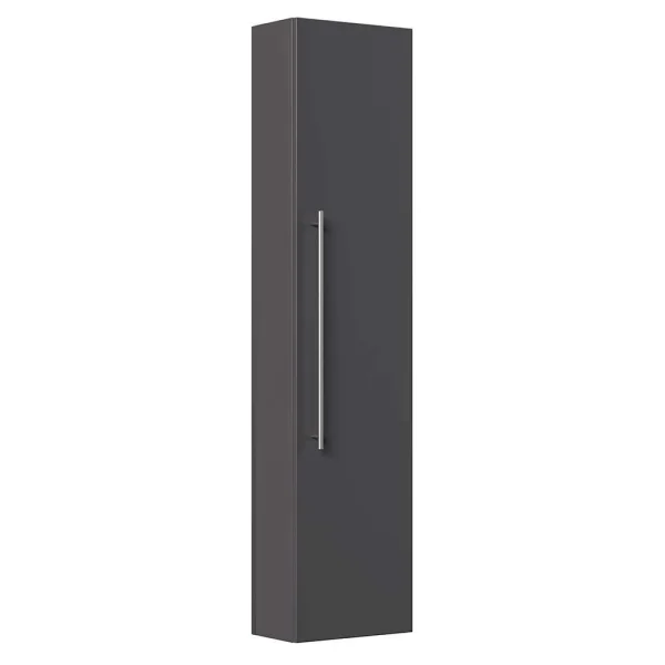 36x151x20 1-türiger Badschrank In Anthrazit – Athina 1