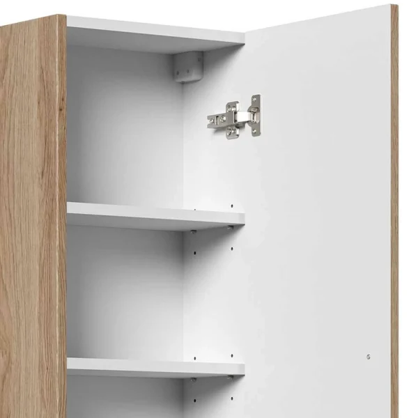 36x151x20 Bad Hochschrank In Eiche Hell Dekor – Rasfera 5