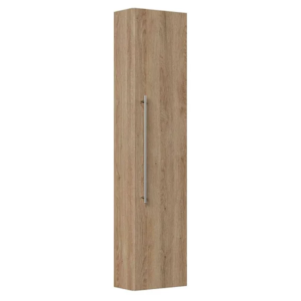36x151x20 Bad Hochschrank In Eiche Hell Dekor – Rasfera 1