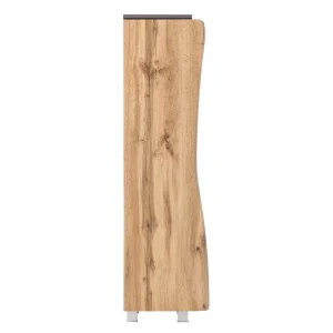 38x135x35 Badezimmerschrank Mit Tür Baumkante – Tofias 10