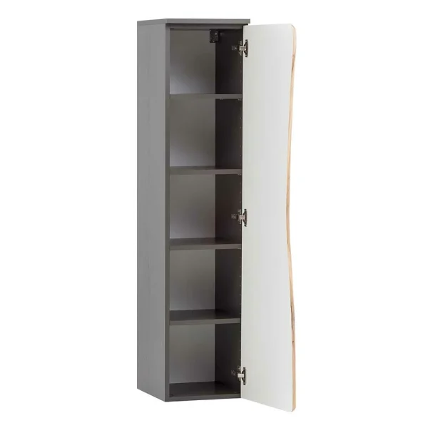 38x135x35 Badezimmerschrank Mit Tür Baumkante – Tofias 5