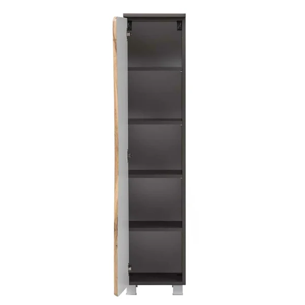 38x135x35 Badezimmerschrank Mit Tür Baumkante – Tofias 6