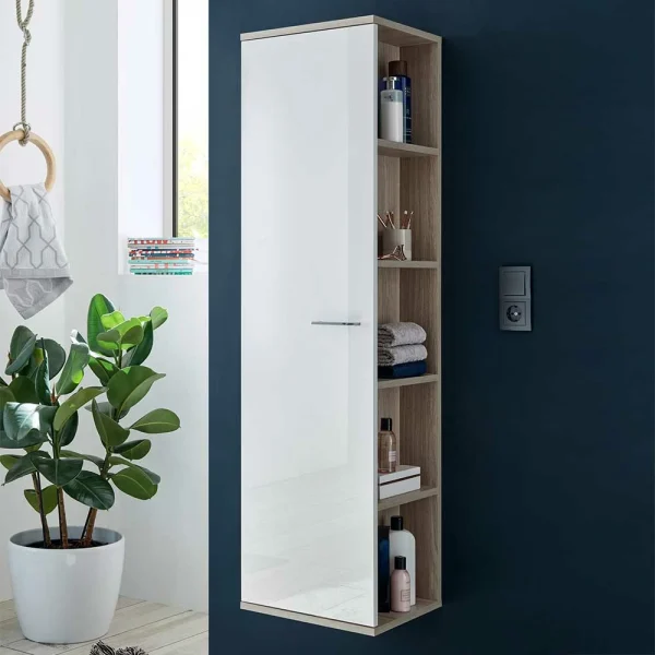 38x140x32 Bad Hochschrank Hängend Oder Stehend – Trinkov 3
