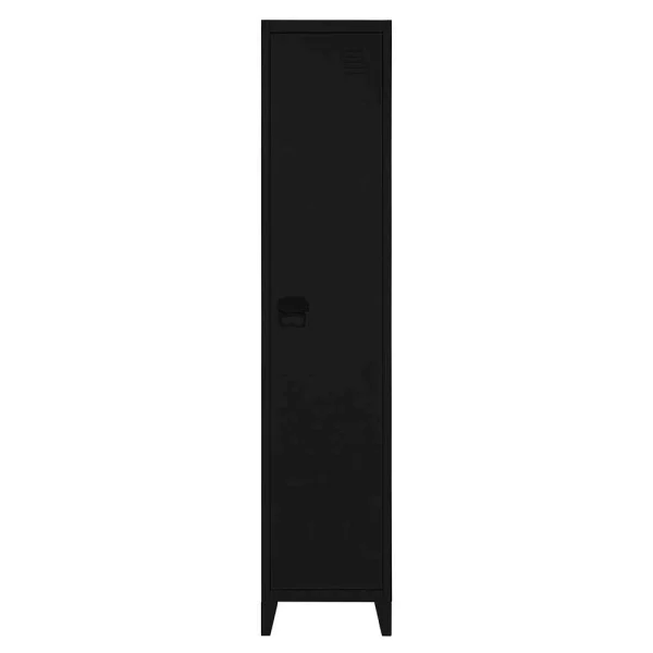 38x180x38 1-türiger Metallspind In Schwarz – Trio 3