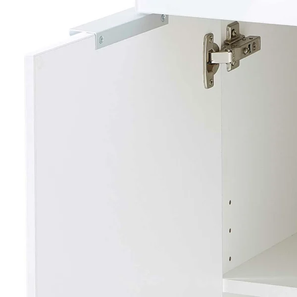 39x112x34 Badschrank In Weiß & Eiche – Etosia 7