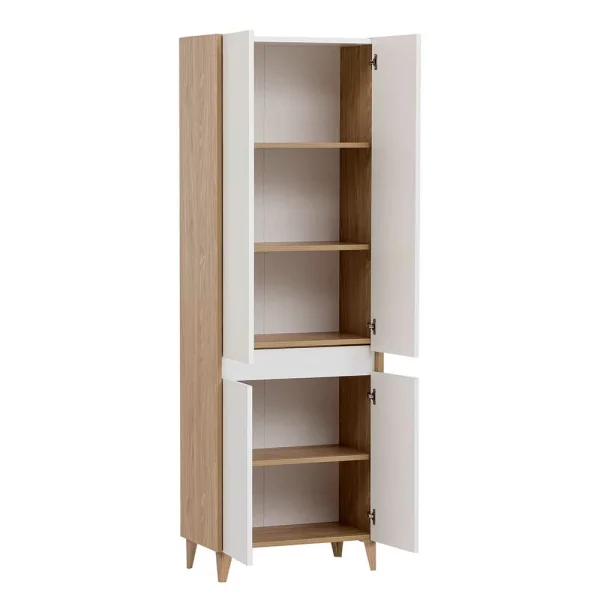 4-türiger Badezimmer Hochschrank 57x170x33 Cm – Sistin 5