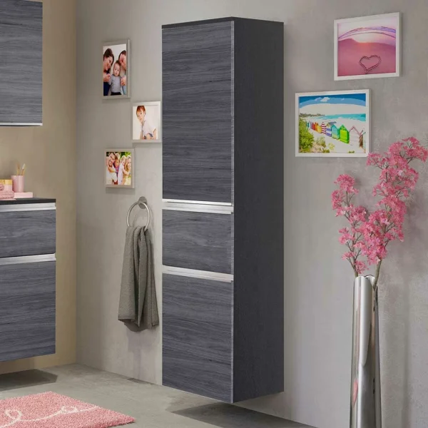 40x159x35 Hochschrank In Grau Eiche Dekor – Nitusa 3
