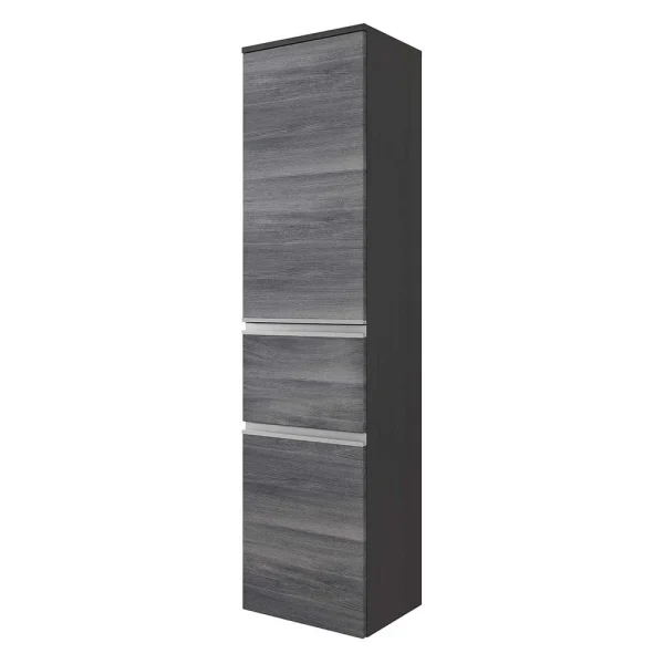40x159x35 Hochschrank In Grau Eiche Dekor – Nitusa 1