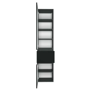 40×185 Cm Bad Hochschrank In Grau – Cathyl 11