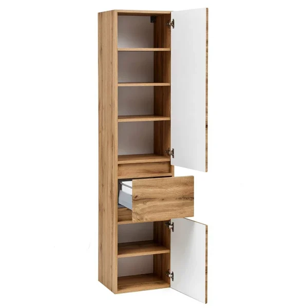40x185x35 Badezimmer Hochschrank Hochwertig – Drumias 7